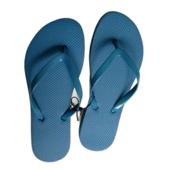 NEW Women's West Loop Summer Beach Vacation Teal Flip Flops S (5/6) - Picture 1 of 3